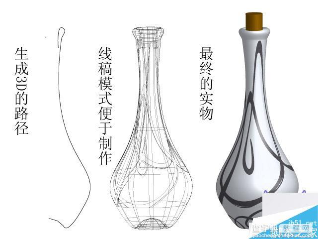 用AI的3d工具制作一个漂亮的古花瓶1