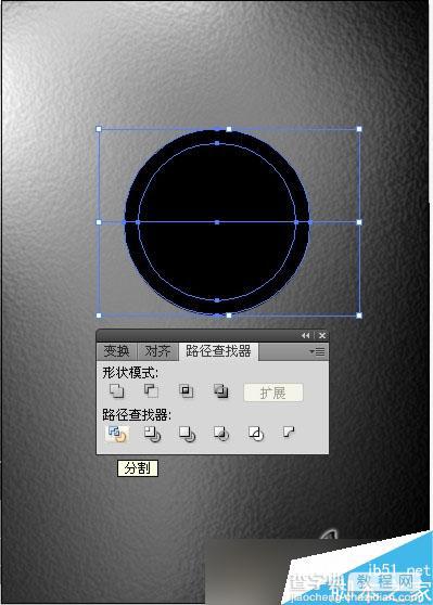 AI CS4绘制一枚超质感的圆按钮6