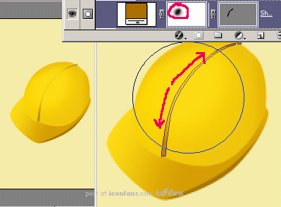 illustrator cs绘制超酷的黄色钢盔教程15