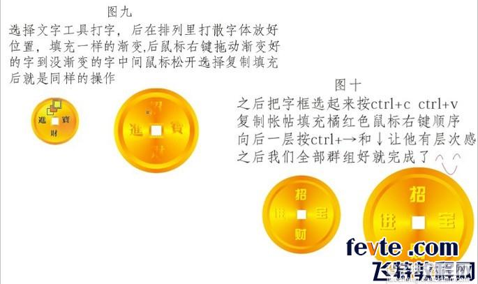 CorelDraw快速制作逼真的古代金币10