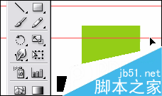 AI参考线制作比较规矩的六面体4