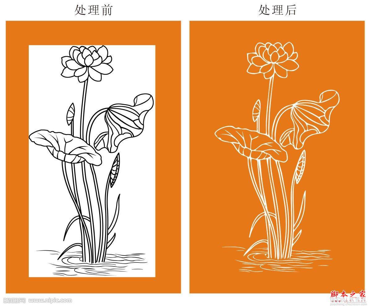 coreldraw快速勾取线条图的方法(图文教程)1