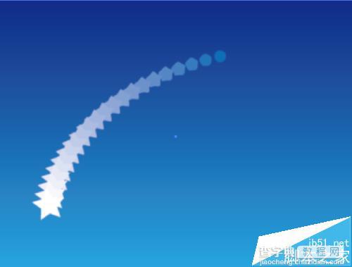 AI怎么做流星效果? ai绘制矢量流星效果的教程6