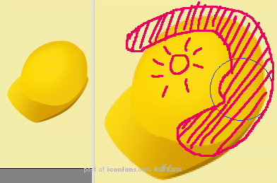 illustrator cs绘制超酷的黄色钢盔教程14