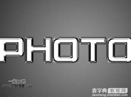 photoshop制作出质感很强的金属字效果7