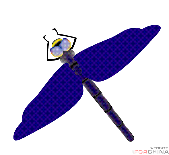 AI网格渐变制作漂亮的蓝蝴蝶和蜻蜓教程18