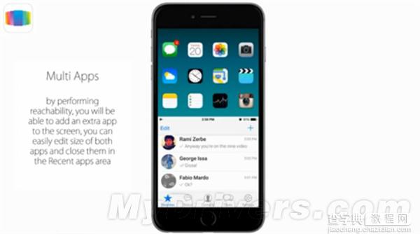 【视频】iOS 9概念设计曝光：不需要越狱 双击Home键进入多窗口4