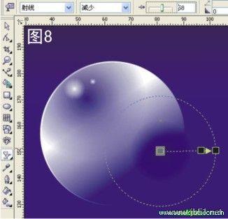 CorelDraw(CDR)设计制作质感的水晶效果实例教程9