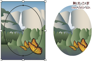 Illustrator CS4 制作剪裁遮色片1