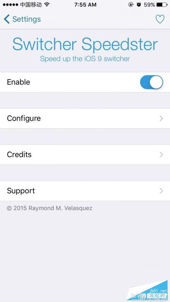 iOS9多任务后台切换卡顿？iOS9越狱后台加速插件Switcher Speedster解决2