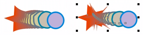 CorelDRAW中Blend调和效果的制作方法介绍5