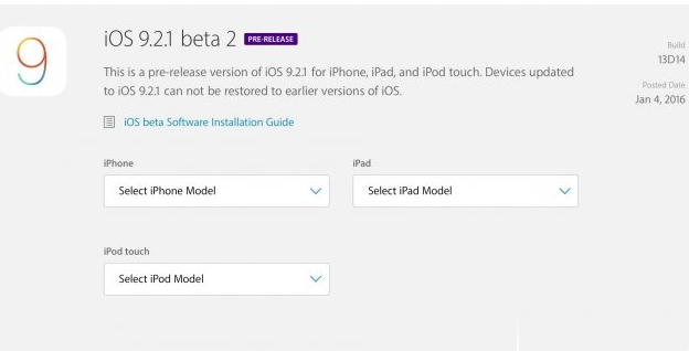 iOS9.2.1 Beta2更新了什么内容 iOS9.2.1 Beta2修复问题汇总2