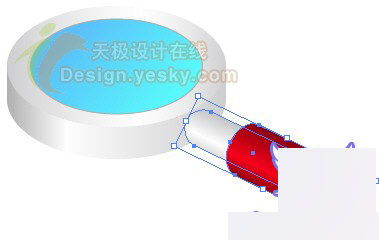 AI绘制一个精致的放大镜图标20