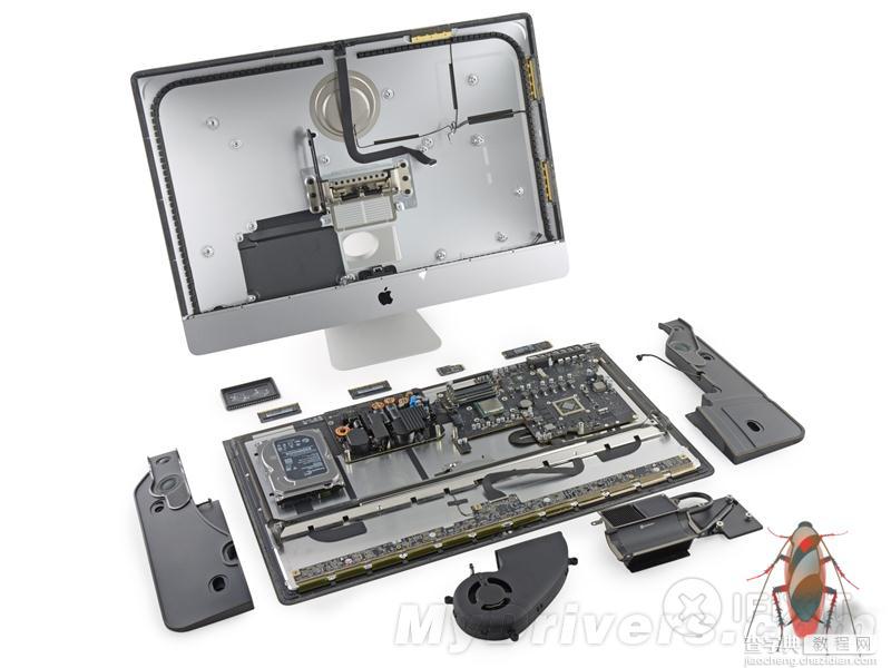 5K显示屏好修吗？27英寸新iMac真机拆解/图26