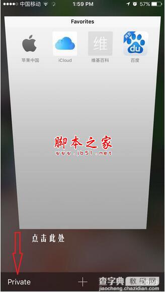 iphone7怎么设置Safari无痕浏览 苹果手机设置Safari无痕浏览模式教程4