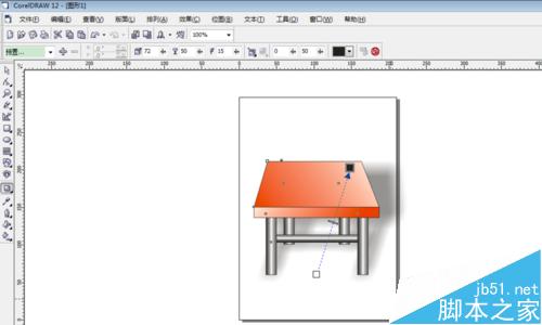 coreldraw软件怎么绘制桌子？17