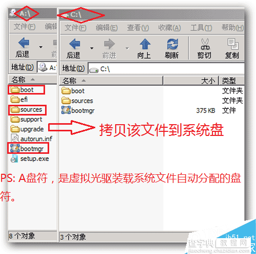 安装win7或win2008提示安装程序无法创建新的系统分区的解决方法3