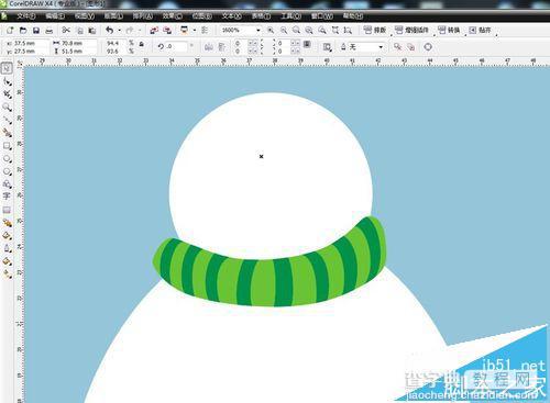 Coreldraw怎么设计带有可爱雪人的圣诞贺卡?3