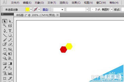 ai怎么填充自定义图案? ai填充多彩六角图形的方法5