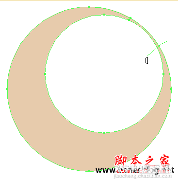 Illustartor(AI)设计绘制矢量图弯弯月牙实例教程5