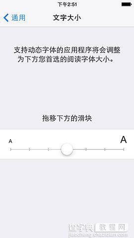 怎么设置iphone6字体的大小4