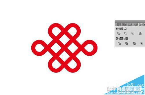 AI怎么画中国结?利用圆角滤镜制作中国结LOGO的教程10