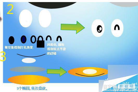 AI绘制可爱的可爱QQ企鹅头像9