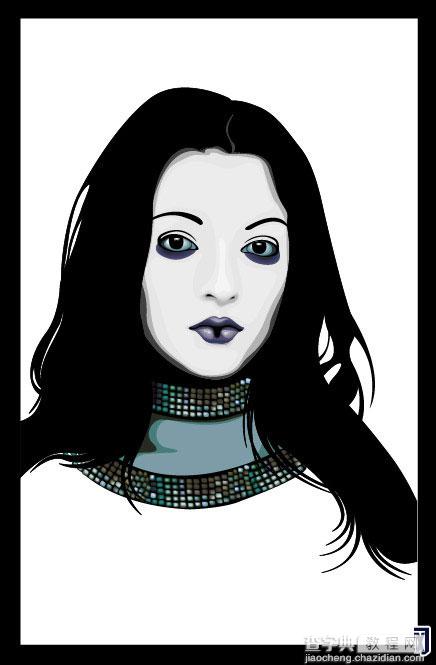 AI绘制漂亮女性的肖像插画教程12