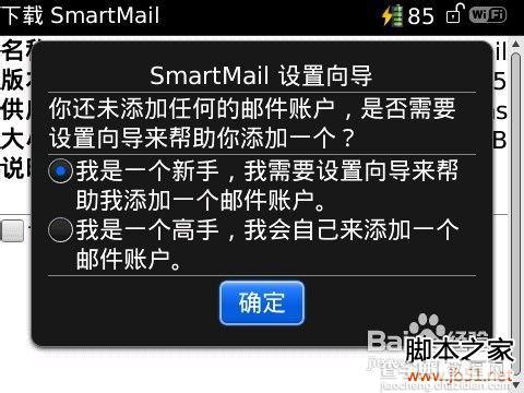 黑莓手机Smart mail邮件设置方法5