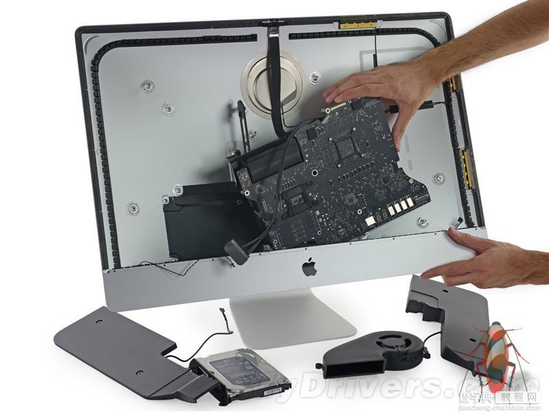 5K显示屏好修吗？27英寸新iMac真机拆解/图17