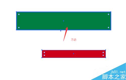 AI对齐两个对象只动一个,另一个不动4