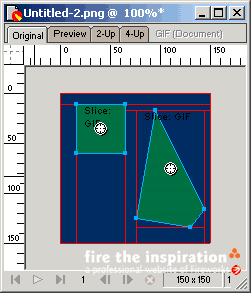 fireworks 使用热区和切割教程6