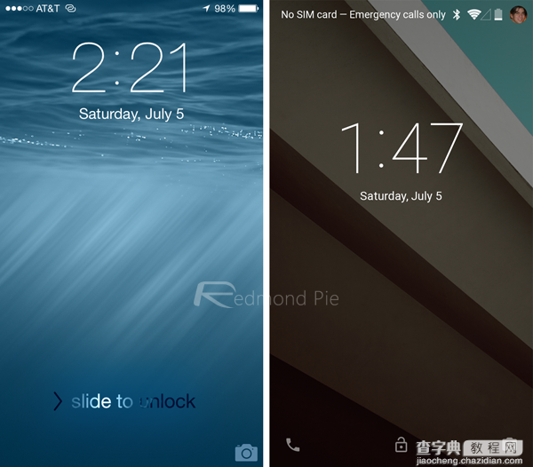 谁的设计更美？Android L和iOS8多图对比1