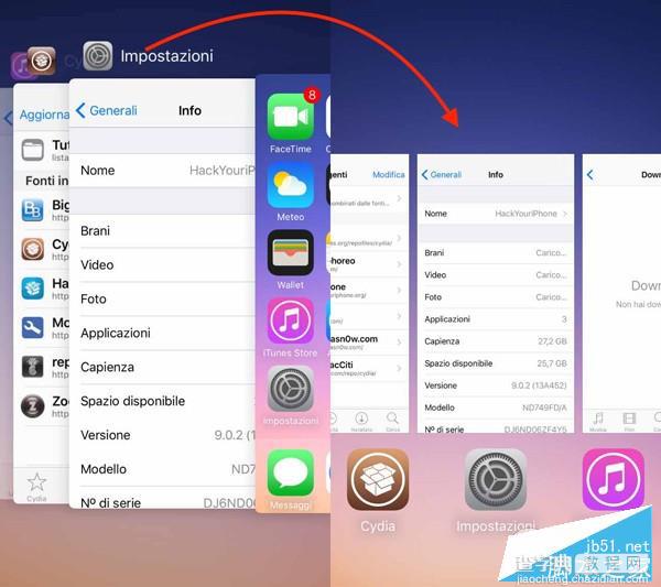 ios9越狱插件LegacySwitcher iOS9重回iOS8多任务界面1