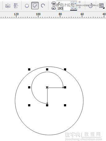 教你用CorelDRAW制作IE浏览器标志2