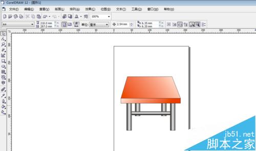 coreldraw软件怎么绘制桌子？13