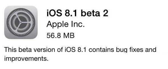 ios8.1 beta2新功能有哪些？ios8.1 beta2更新内容1