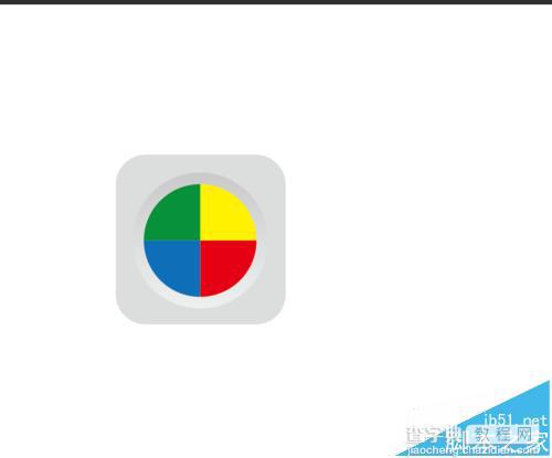 Ai怎么绘制一个四色的圆形app图标?11