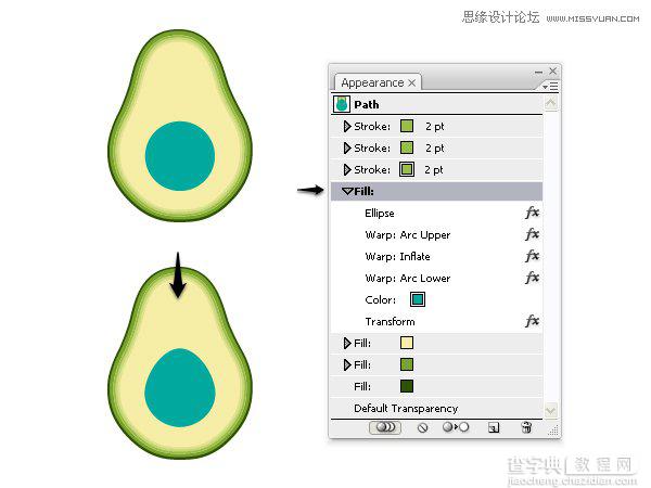 Illustrator绘制立体逼真的鸭梨效果图21