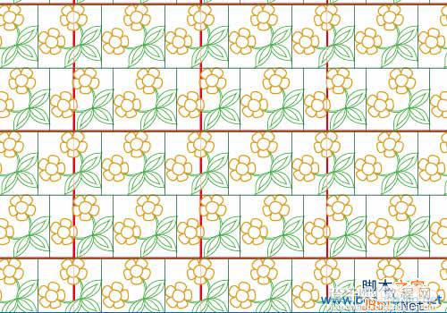 Illustraotr(AI)设计简单方绘制出漂亮的四方连续图案实例教程15