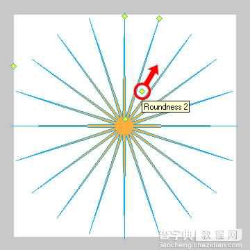 Fireworks要怎样实现光芒四射的背景效果 两种制作方法图文介绍8