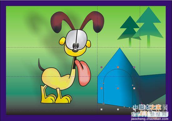 CorelDRAW(CDR)设计绘制一只卡通可爱的小狗鼠绘实例教程46