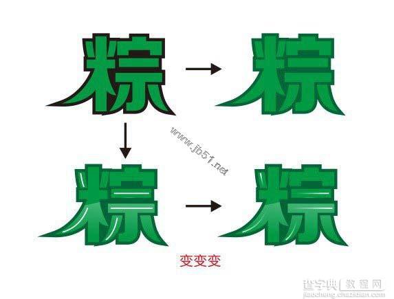 CorelDRAW(CDR)设计端午节吊旗海报教程实例讲解21