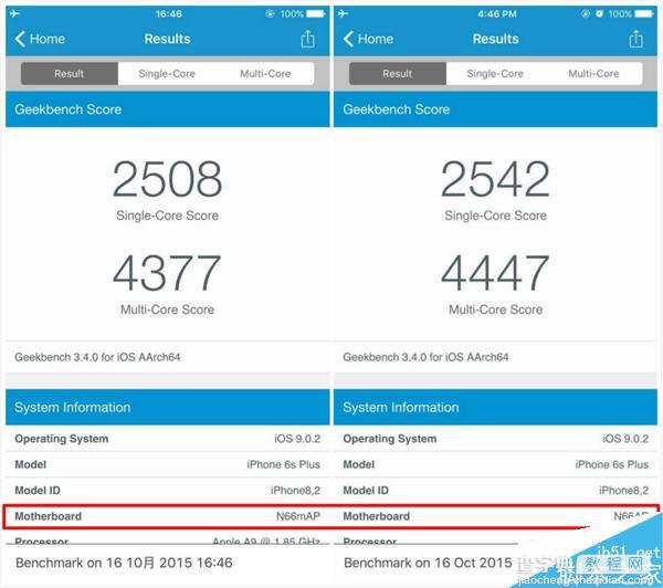 苹果iPhone 6S芯片门:A9处理器重度实测正常没差3