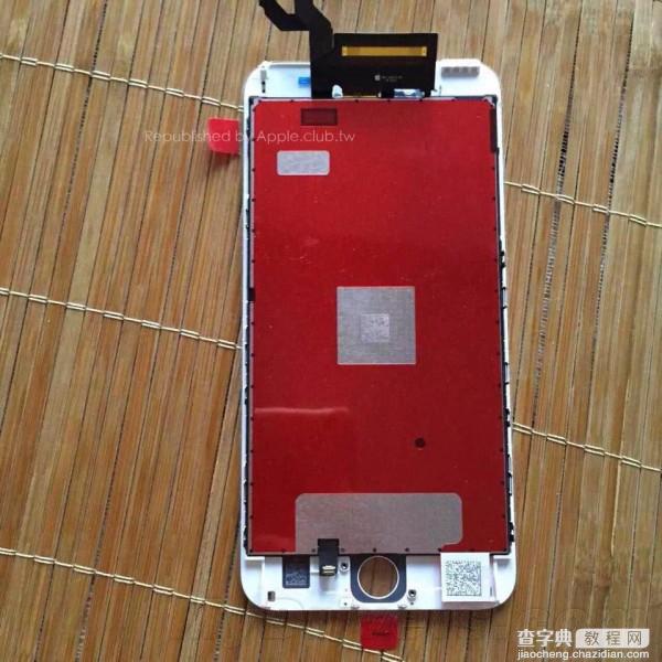 (图)白色版苹果iPhone 6S Plus屏幕首曝光 面板背部有神秘芯片2