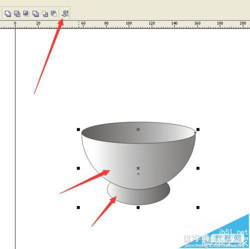 CorelDRAW怎么画一个素描的碗?  cdr素描碗的绘图方法21