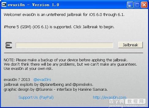 iOS6.1完美越狱工具(evasi0n)越狱成功经验分享[图文]2
