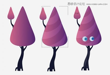 Illustrator(AI)设计绘制出抽象唯美的插画图实例教程8