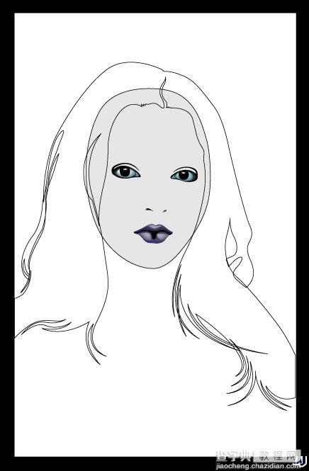 AI绘制漂亮女性的肖像插画教程5