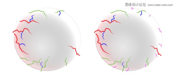 Illustrator(AI)设计打造逼真的万圣节带血丝的恐怖眼球实例教程8